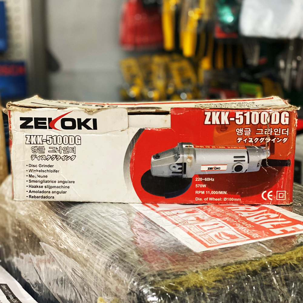 Zekoki ZKK-5100DG Angle Grinder (Damaged Box) | Discounts by KHM Megatools Corp. Zekoki ZKK-5100DG Angle Grinder (Damaged Box) | Discounts by KHM Megatools Corp.